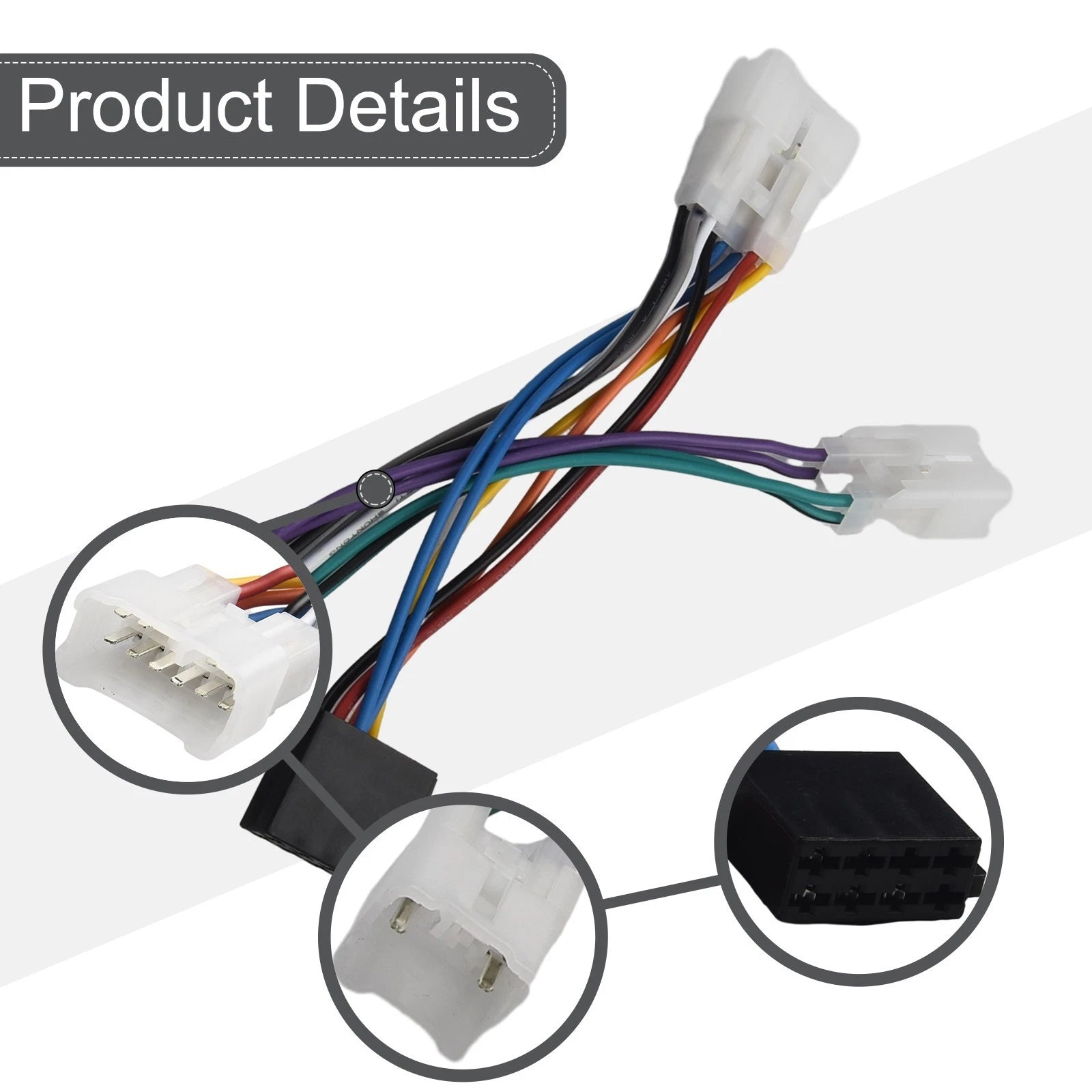 Iso Radio Wiring Harness for Toyota (Performance Tested)