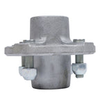Set of 4 Hot Dipped Galvanized Trailer Hubs for 2000 lbs Axles (1" Spindle)