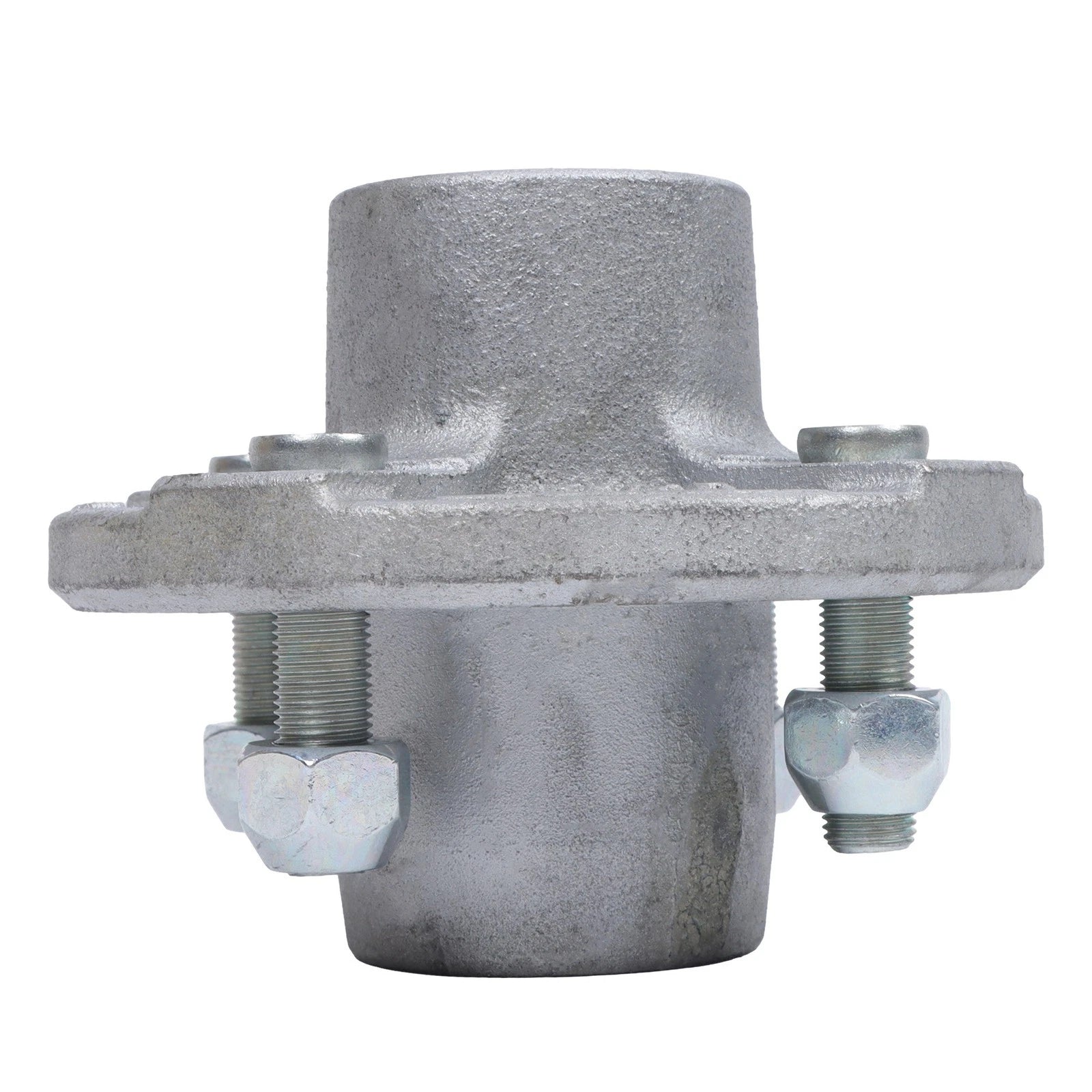 Set of 4 Hot Dipped Galvanized Trailer Hubs for 2000 lbs Axles (1" Spindle)