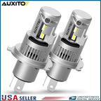 AUXITO H4 9003 HB2 LED Headlight Bulbs Kit (30000LM) for