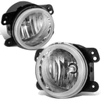 Set of 2 Front Bumper Fog Light Lamps for Jeep Wrangler (2007–2018) & PT Cruiser (2005–2010)