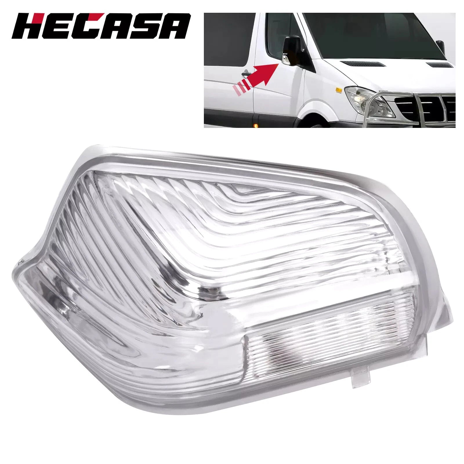Turn Signal Lamp Lens for Mercedes Sprinter, Volkswagen (2006–2021)