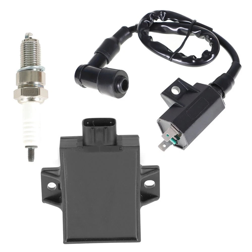 Ignition Coil Spark Plug CDI for Kawasaki Bayou 220 250 (1990–2004)