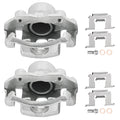 Set of 2 Front Brake Calipers with Bracket for Nissan Pickup D21 (1983–1991)