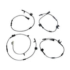 Set of 4 ABS Wheel Speed Sensors for Challenger Charger 300 (2015–2022) RWD