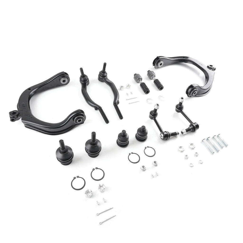 12x Front Control Arms Tie Rods Suspension Kits for Trailblazer Envoy (2004–2007)