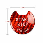 Carbon Fiber Engine Start Stop Button Cover for Infiniti Q50 Q60 (2014-2023)