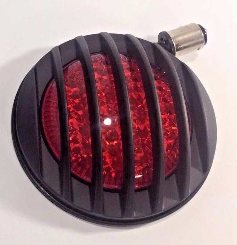 LED Tail Light Flush Fit with Black Grille for Universal Hot Rod (2000–2025)