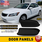 Set of 2 Black Door Panel Armrest Covers for Honda Accord (2008–2012)