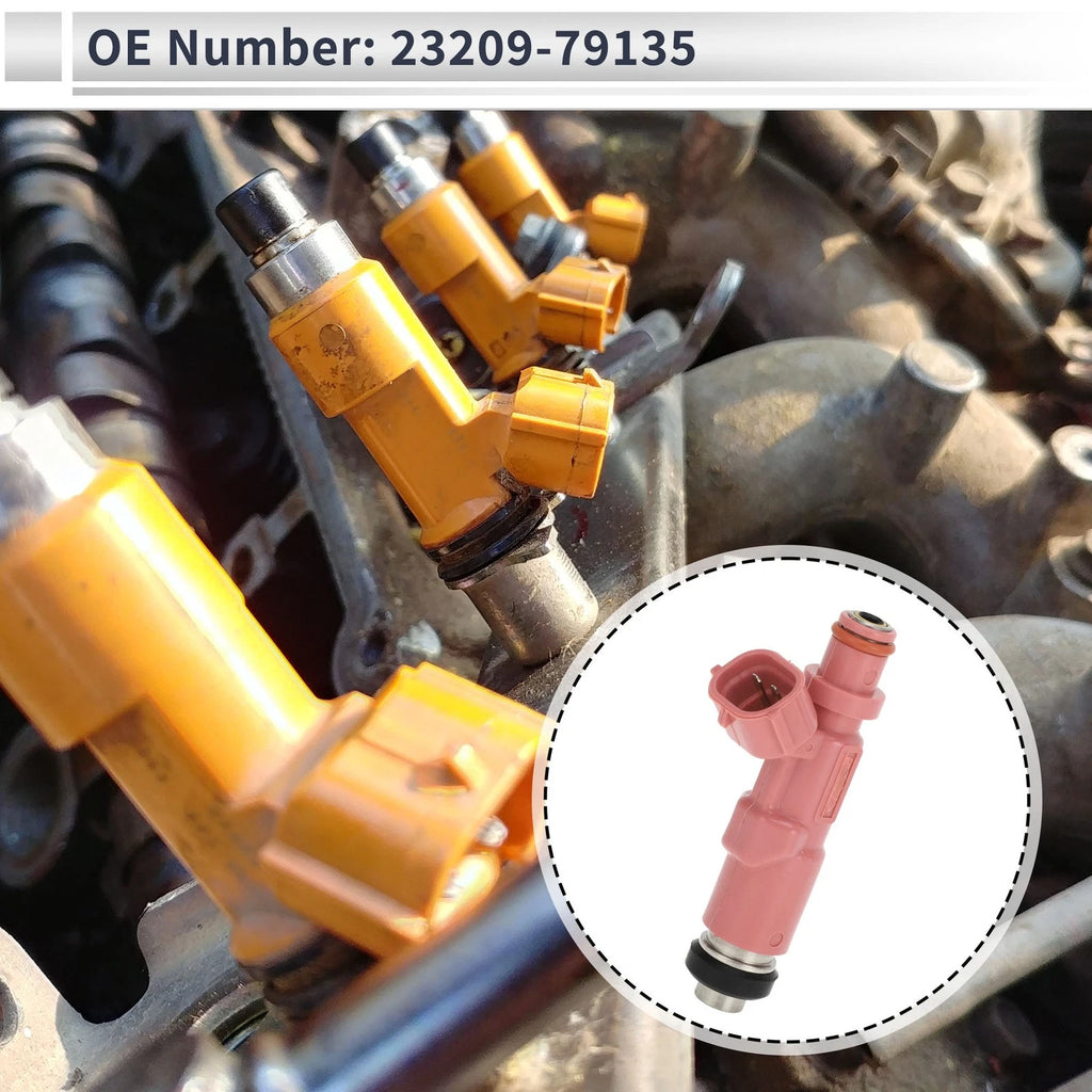 Fuel Injector No. 23209-79135 for Toyota 4Runner 1998–2000 (1 Pc, Pink)