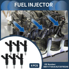 Fuel Injector 6 x for Mercedes-Benz W204 C230 C280 C350 (2005-2014)