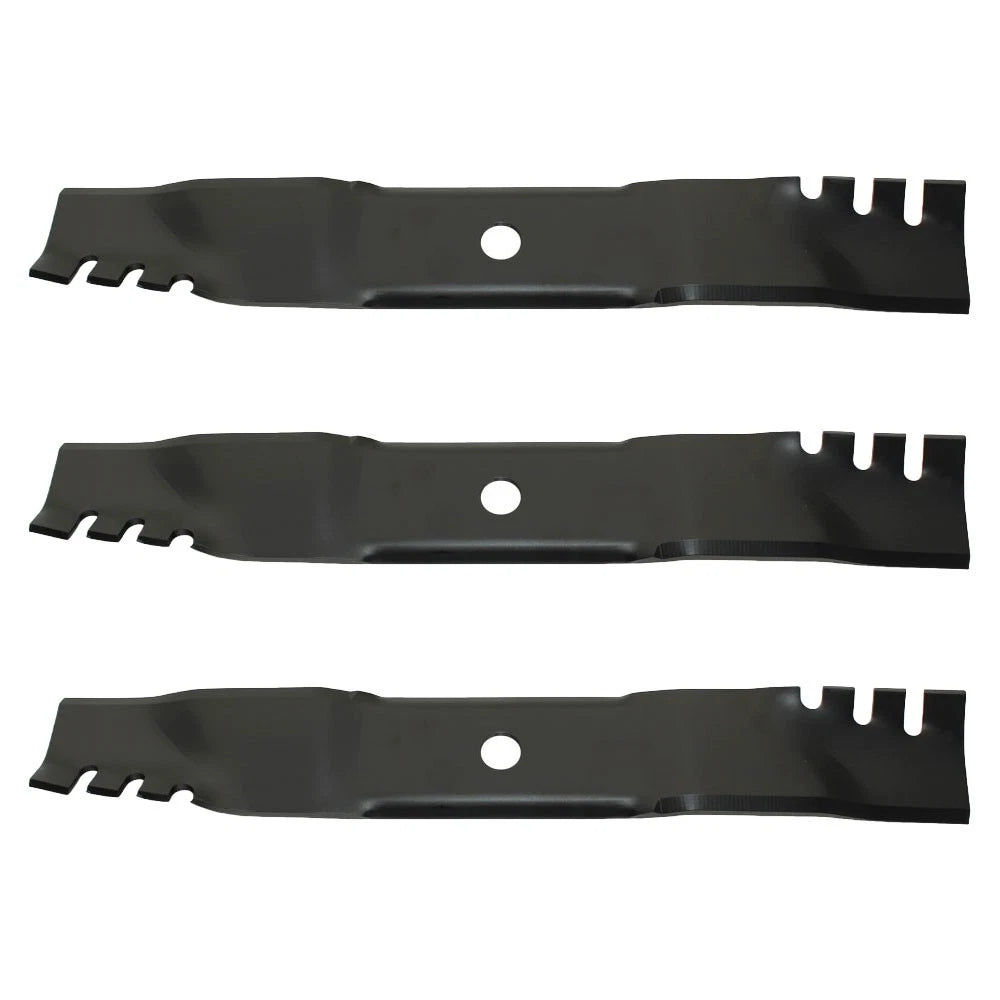 Set of 3 Mulch Blades for John Deere 54C Deck (M143520, M145516)