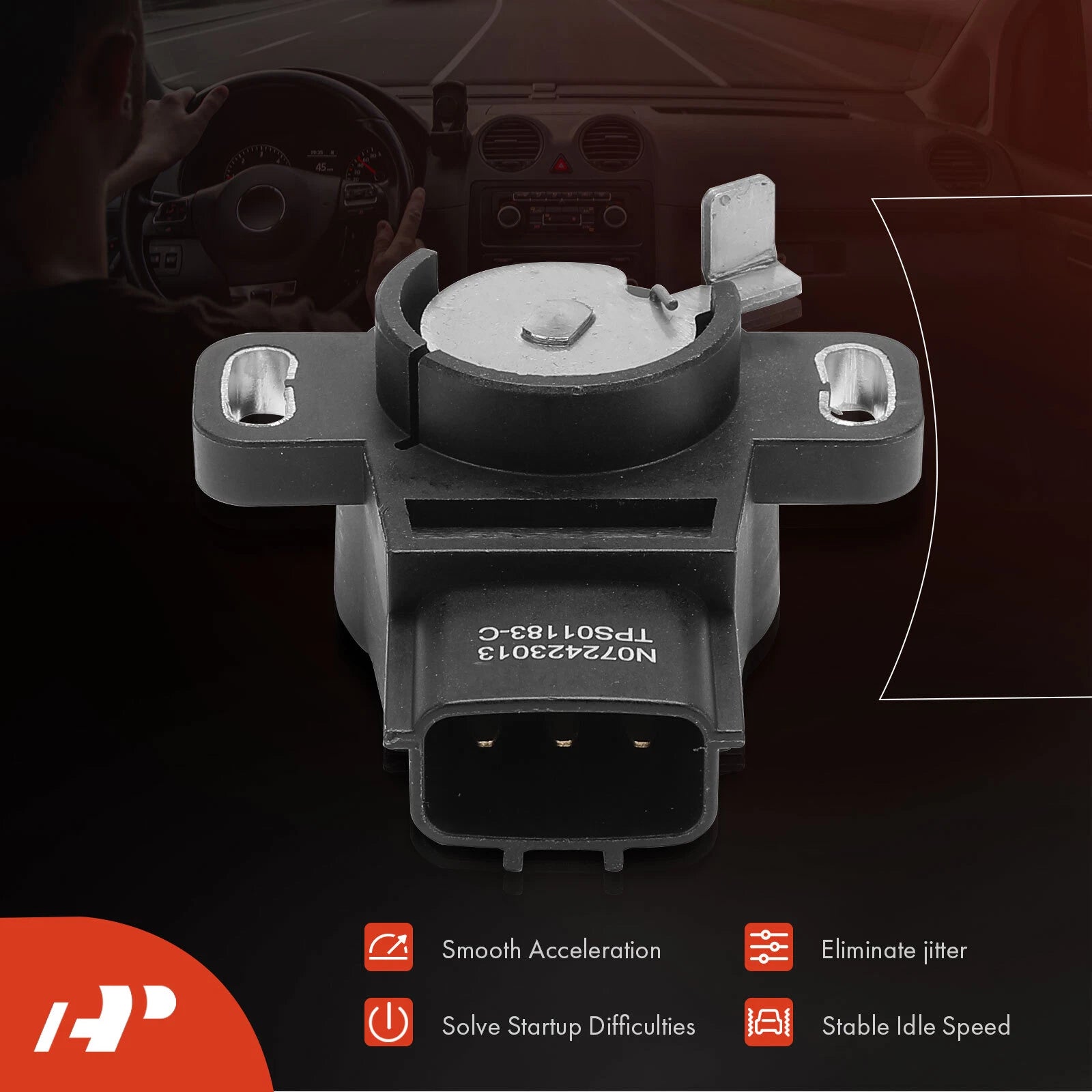 Throttle Position Sensor for Nissan Sentra NX (1991–1994) 1.6L