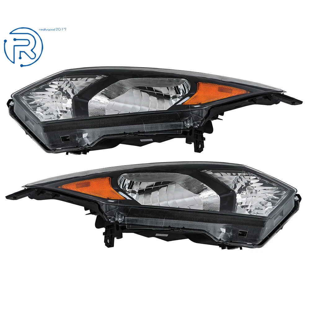 Set of 2 Halogen Headlight Assemblies for Honda HR-V (2016-2018)