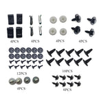 50Pcs Engine Splash Shield Fender Bumper Screw Clips for Toyota