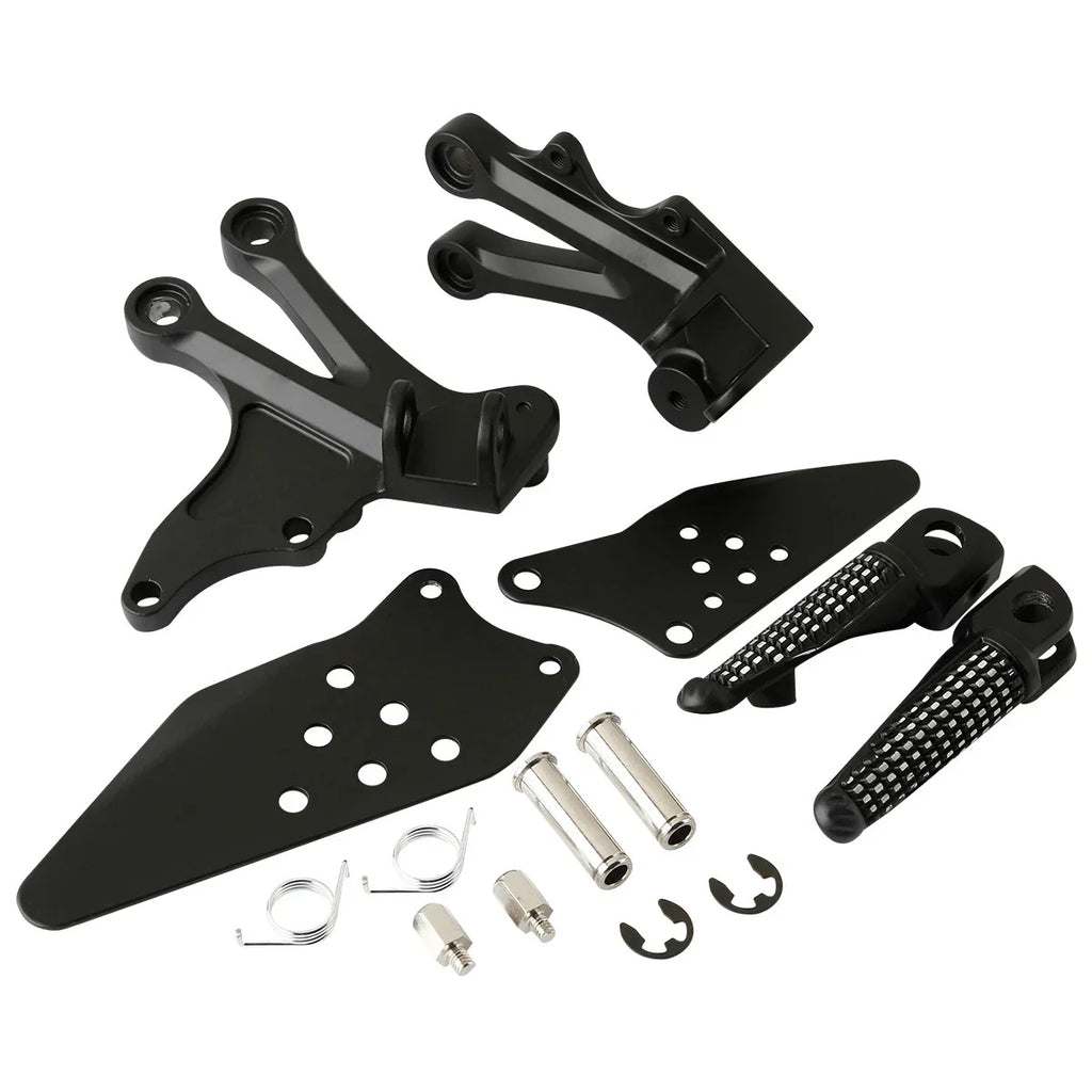 Matte Black Footrest Pegs for Kawasaki Ninja ZX10R (2004-2005)