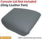 Center Console Armrest Cover for Honda Pilot (2003–2008) Gray Leather Synthetic