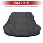 Cargo Liner Rear Trunk Mat for Hyundai Sonata (2015–2019) Diamond Pattern