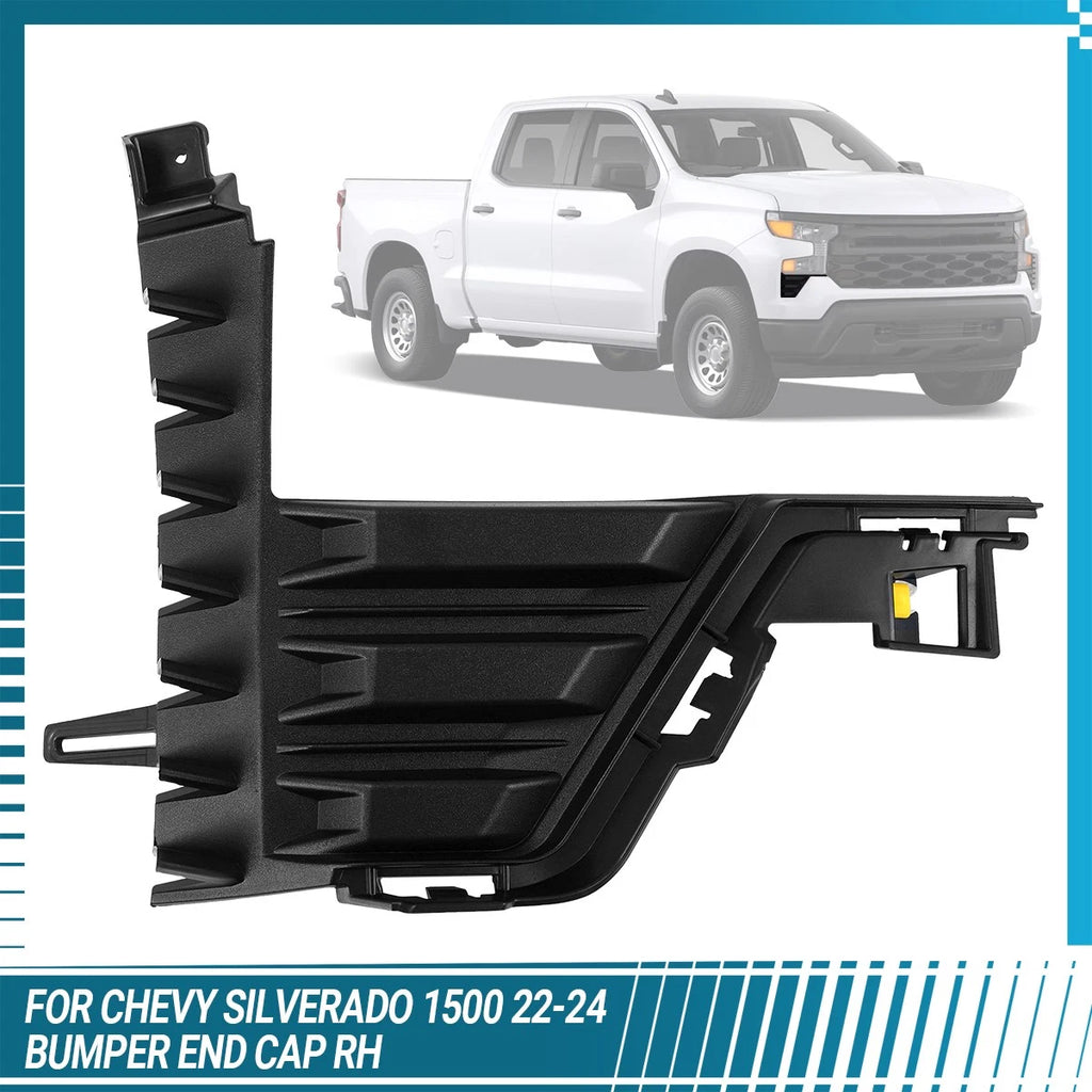 Bumper End Cap Air Duct Right for Chevy Silverado 1500 (2022–2024) 85594104