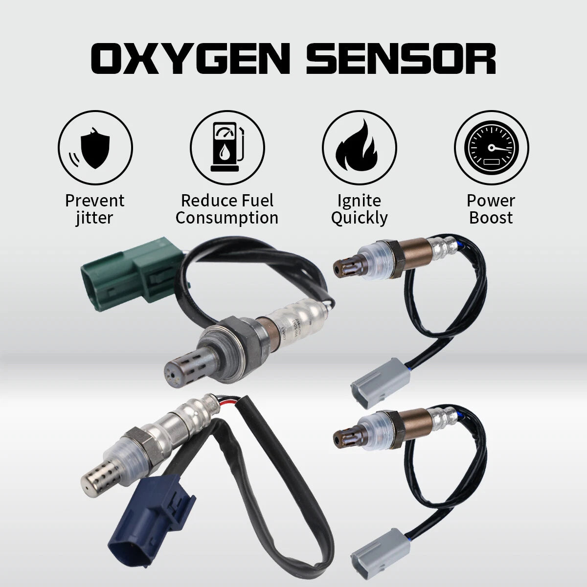 Set of 4 Oxygen Sensors for Nissan Pathfinder Frontier Xterra (2007)