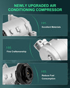 A/C Compressor w/Clutch for Isuzu Rodeo (1998–2004)