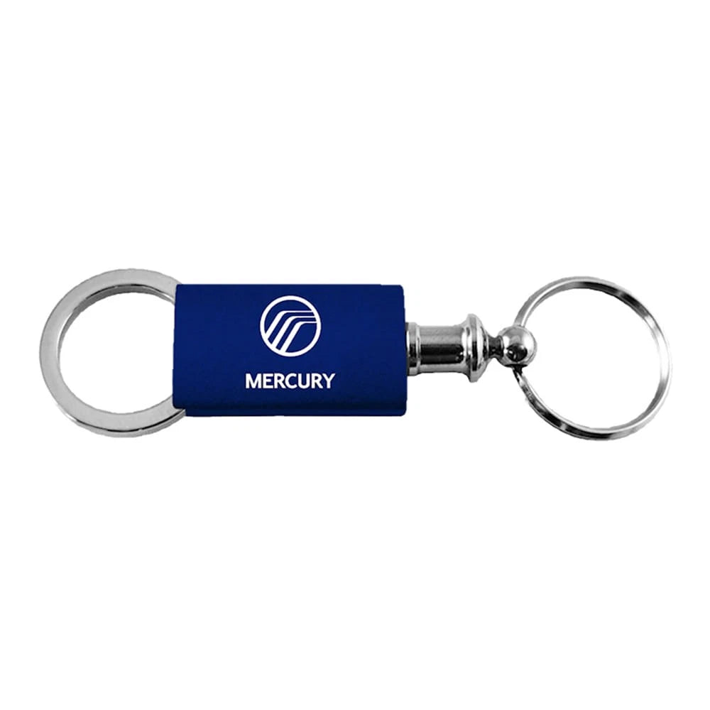 Navy Anodized Aluminum Valet Keychain - Officially Licensed for Mercury