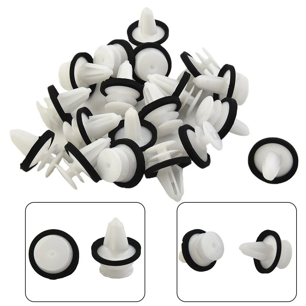 20pcs Door Side Trim Panel Clips with Sealer Retainers for Ford W713297-S300