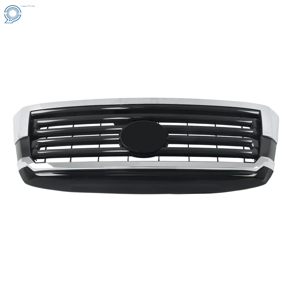 Chrome and Gloss Black Front Bumper Upper Grille for Toyota Sequoia (2018-2022)