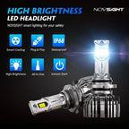 2X 9005 HB3 LED Headlight Bulbs Kit for 6500K
