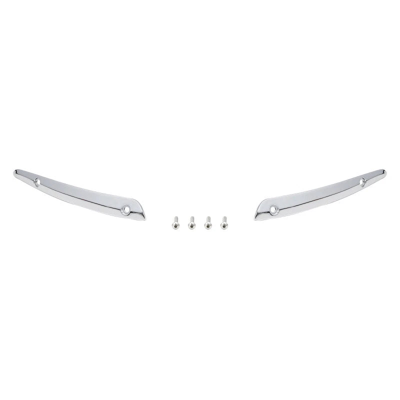 Chrome Split Windshield Side Trims for Harley Road Glide (2015–2023)