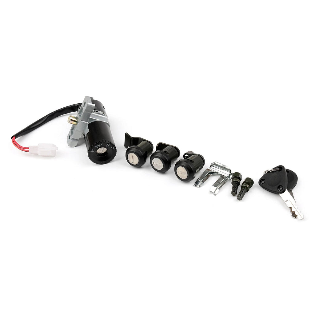 Ignition Switch & Fuel Gas Cap Cover Key Lock Set for Peugeot SV 250 (2001)