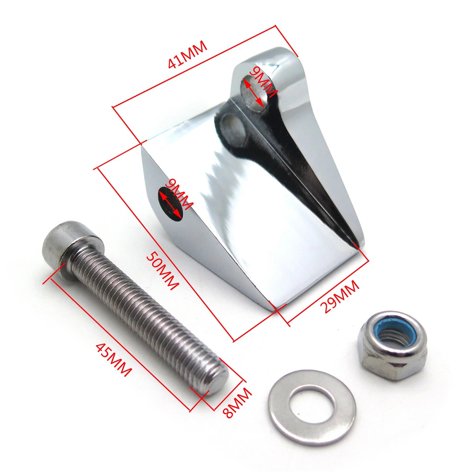 Mirror Relocation Adapter for Harley Touring Electra Glide Ultra (1996–2006)