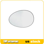 Mirror Glass for MINI Cooper (2007–2015) Driver Side with Adhesive Plate