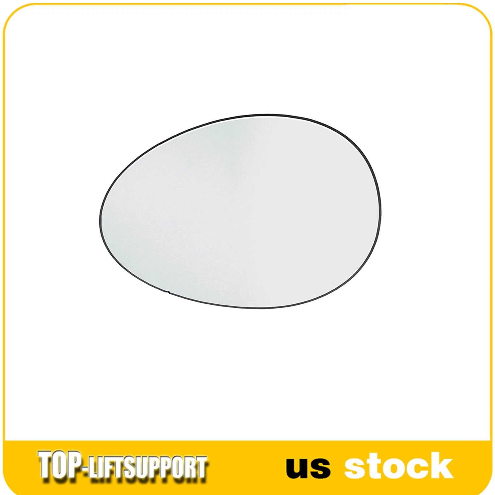 Mirror Glass for MINI Cooper (2007–2015) Driver Side with Adhesive Plate