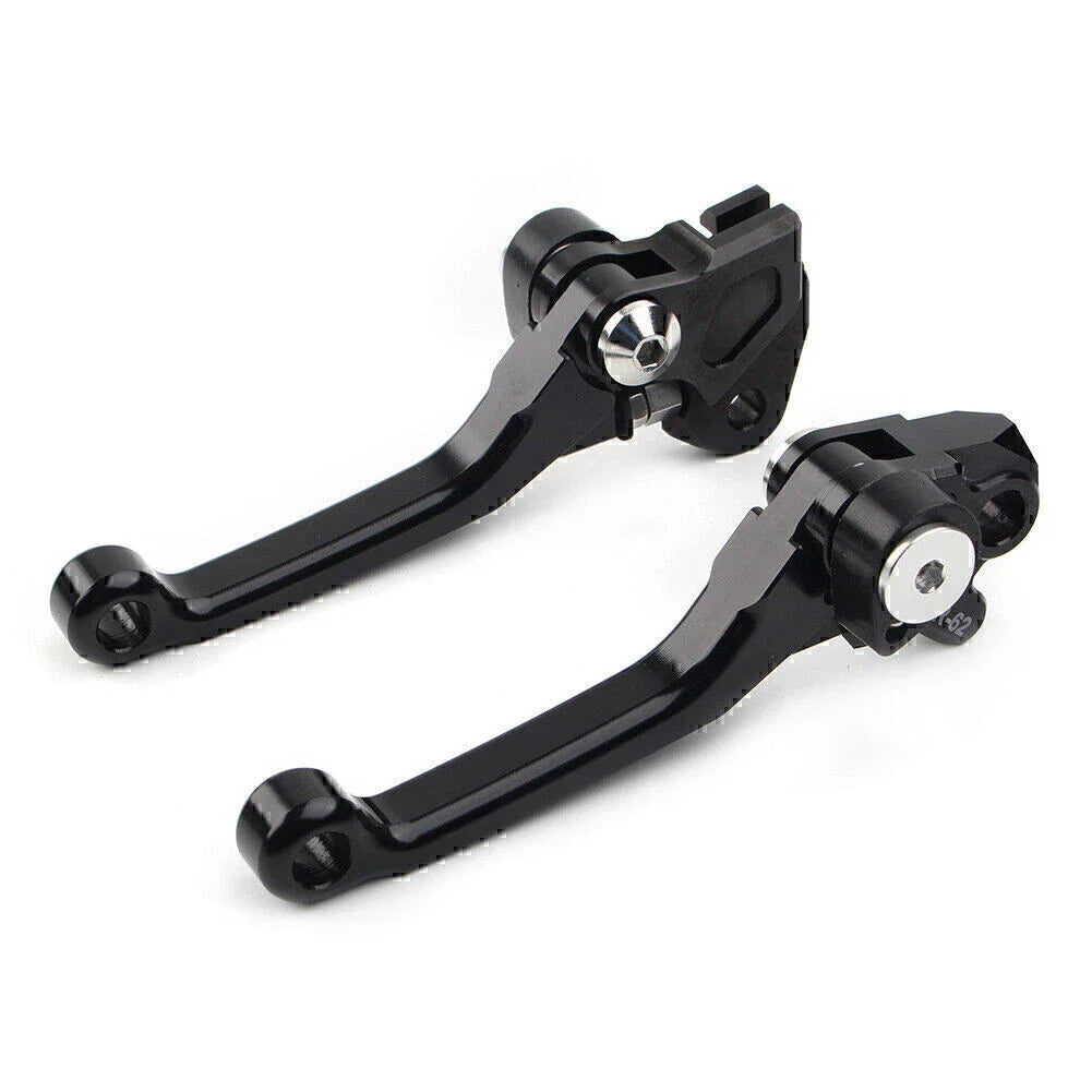 Black CNC Aluminum Brake Clutch Levers for RMZ450 (2005-2022) - 1 Pair