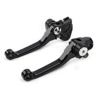 Black CNC Aluminum Brake Clutch Levers for RMZ450 (2005-2022) - 1 Pair