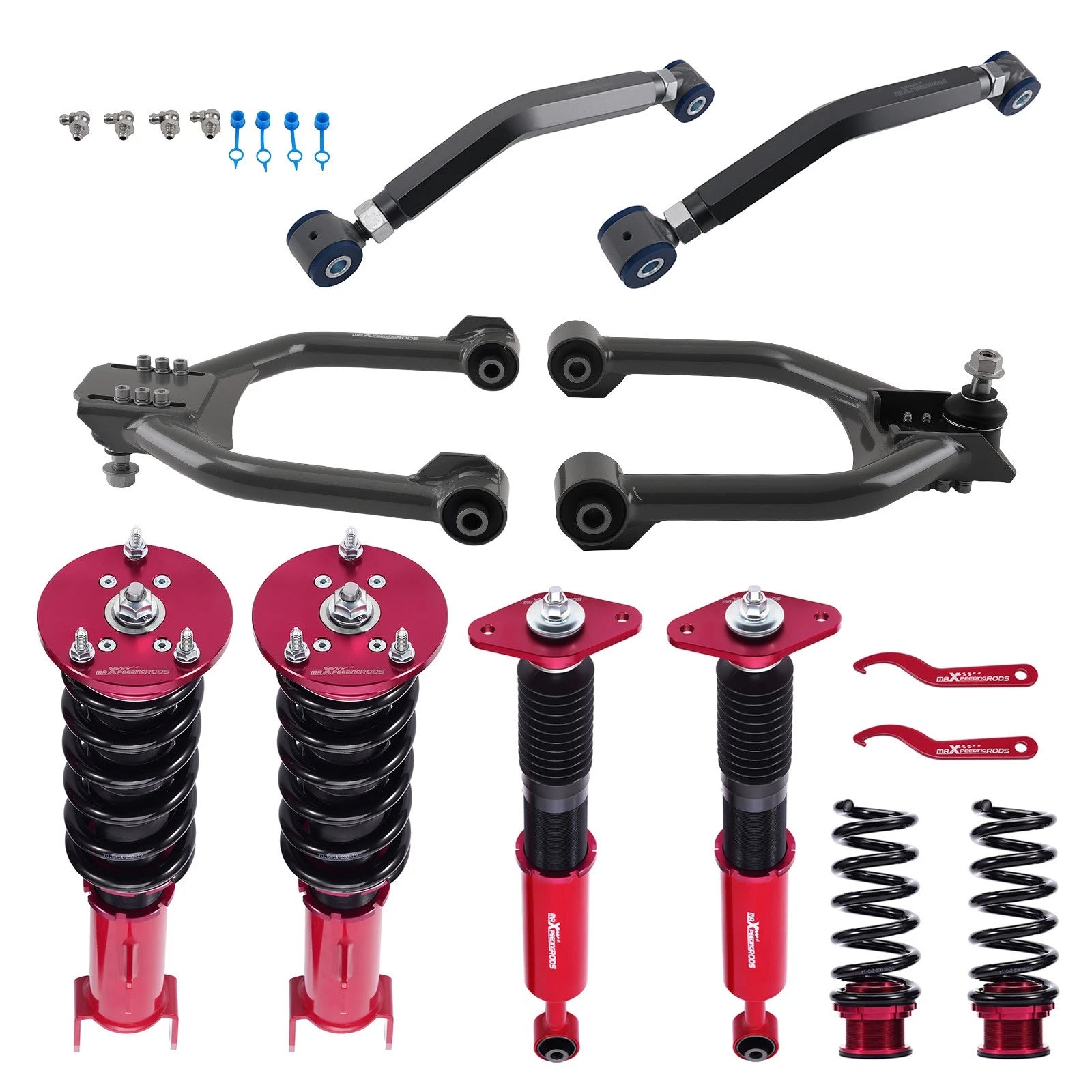 Coilovers & Adjustable Camber Arms for Dodge Charger (2011-2022) RWD