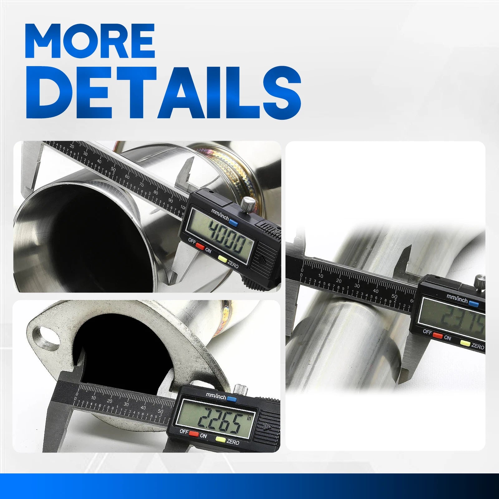 4" Rolled Muffler Tip Catback Exhaust System for Honda Civic (1992–2000)