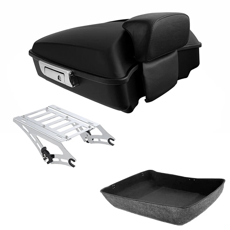Matte Chopped Trunk Backrest Mount for Harley CVO Road Glide (2014–2026)
