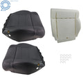Front Seat Bottom Covers for Jeep Wrangler (2007–2012) Black
