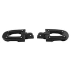 Matte Black Front Driver Foot Pegs for Harley Softail Street Bob (2018–2025)