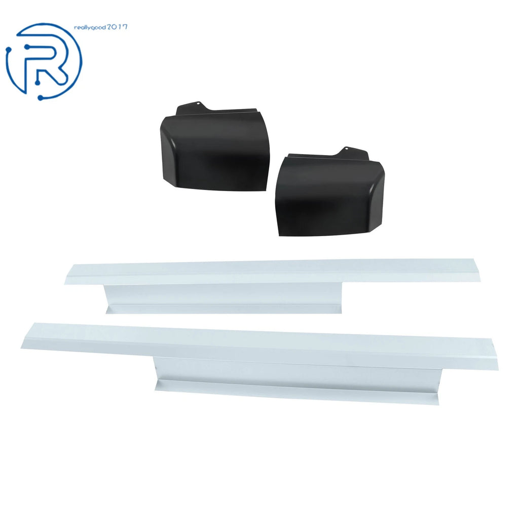 Set of 4 Rocker Panels with Cab Corners for Silverado GMC (2007–2013)