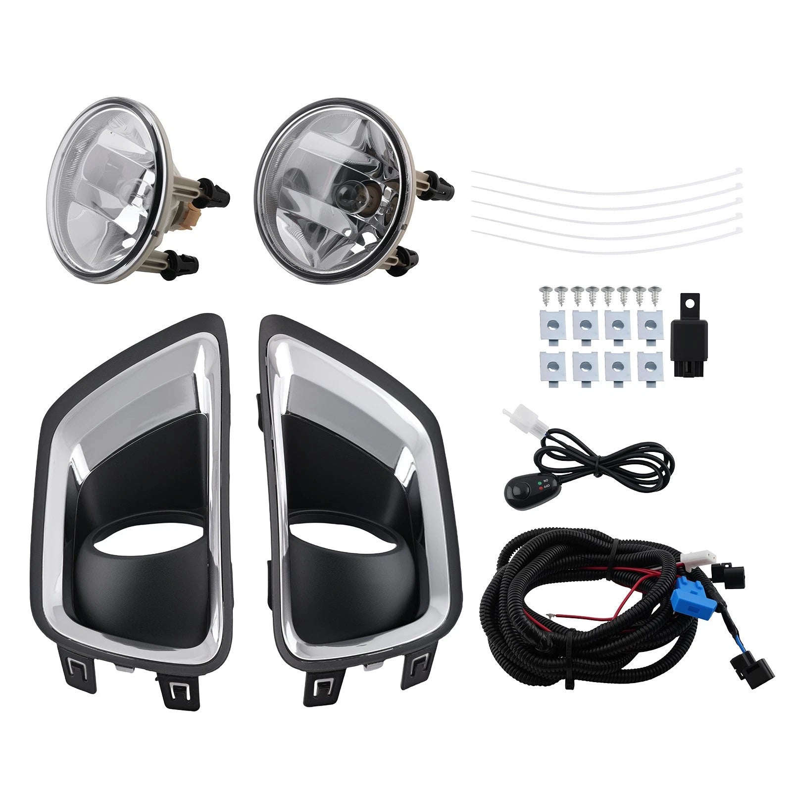 Bumper Fog Lights for Chevy Colorado (2015–2020) - Set of 2 with Wiring