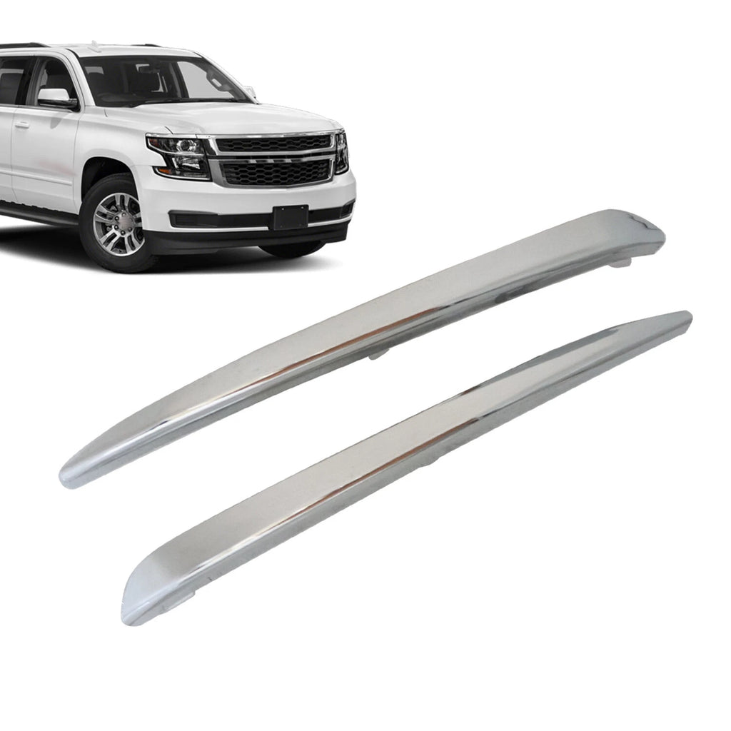 Front Bumper Trim Molding Set for Chevrolet Tahoe Suburban (2015–2020)