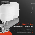 Brake Master Cylinder with Reservoir for Chevy Silverado 1500 GMC Yukon (2007–2013)