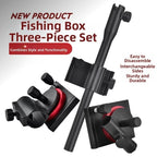 Fishing Box with Quick Release Insert for Rod Mounting
