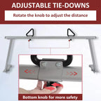 Universal Pickup Ladder Rack for Trucks (1000 lb Capacity)