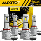 AUXITO 9005 9006 LED Headlights Combo Kit Bulbs for High Low Beam (6500K)