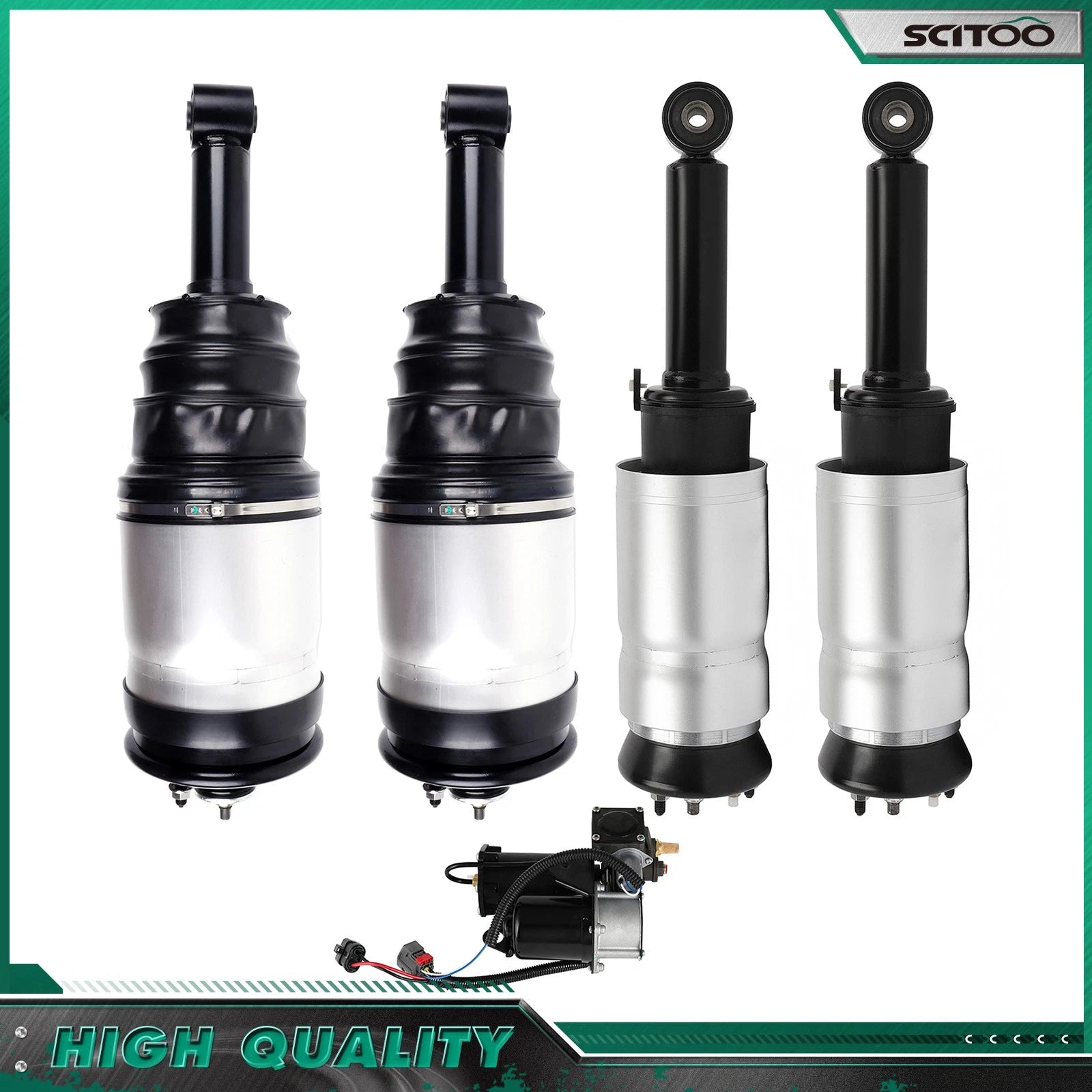 5x Air Suspension Struts + Compressor for Range Rover Sport (2005–2013)