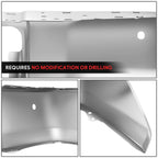 Left Side Chrome Rear Bumper End Cap for Toyota Tundra (2014–2021)